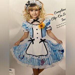 Alice in Wonderland kids costume